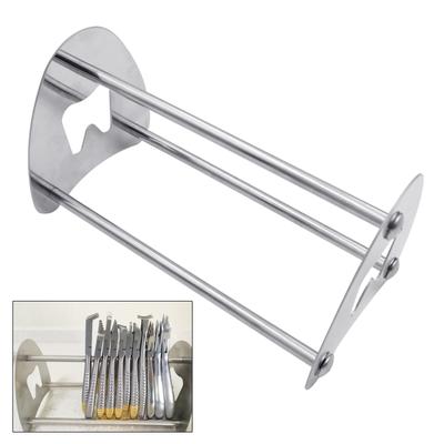 Pinces orthodontiques dentaires Forceps Outil de placement Support Tenir Clair Râtelier à instruments Étagère Accessoires Acier inoxydable