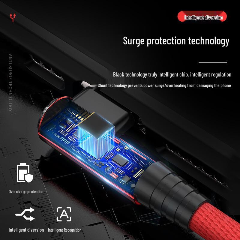 Winkel Datenkabel für Apple, Android, Huawei - Superschnellladung