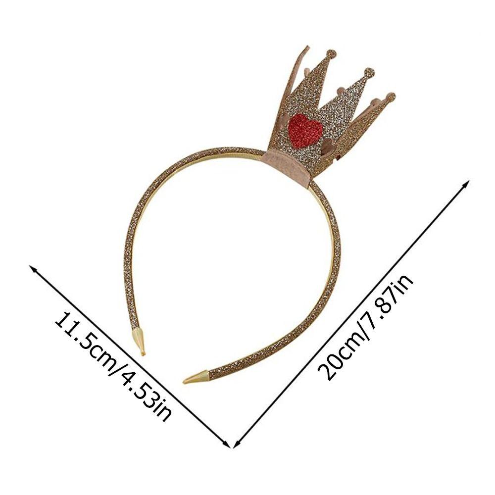 Süßes Barock-Stil Krone Stirnband Gold Prinzessin Dess Up Krone Haarreif Diadem Haar Accessoires Fotografie