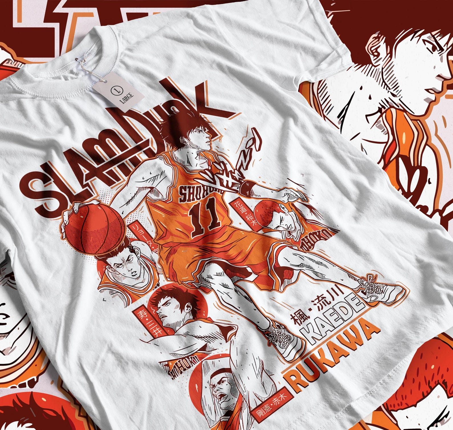 Unisex Tshirt, Sport 90s Anime Lovers, Basketball Anime Tshirt, Otaku Ropa, Graphic Anime Unisex Shirt XL