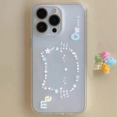 Kawaii Hello Kitty Star Colorful Cute Phone Case For iPhone 16 15 14 13 12 11 Pro Max XR XS MAX 78 Plus MIni Y2K Cartoon Cover