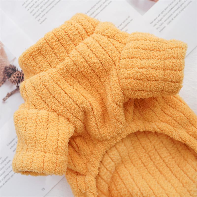 Thickened Warm Dog Clothes Winter Fleece Four Legs Pet Apparel Universal Sizing Cat Dog Wear Thermal Cold Weather Protection
