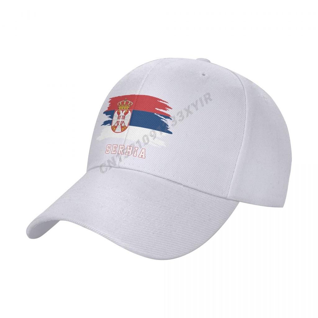 Baseball Cap Serbia Flag Cool Serbs Fans Wild Sun Shade Peaked Adjustable Outdoor Caps for Unisex Women