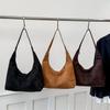 Ladies' High-end Armpit Bag Suede Large Capacity Commuting Ladies' Bag Retro Fashion Niche Versatile Shoulder Bag