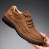 Fashion Luxury Brand Mens Casual Shoes  Leather Men Business Flat Top Quality Male Oxford Shoes Handmade Breathable Walking Shoes