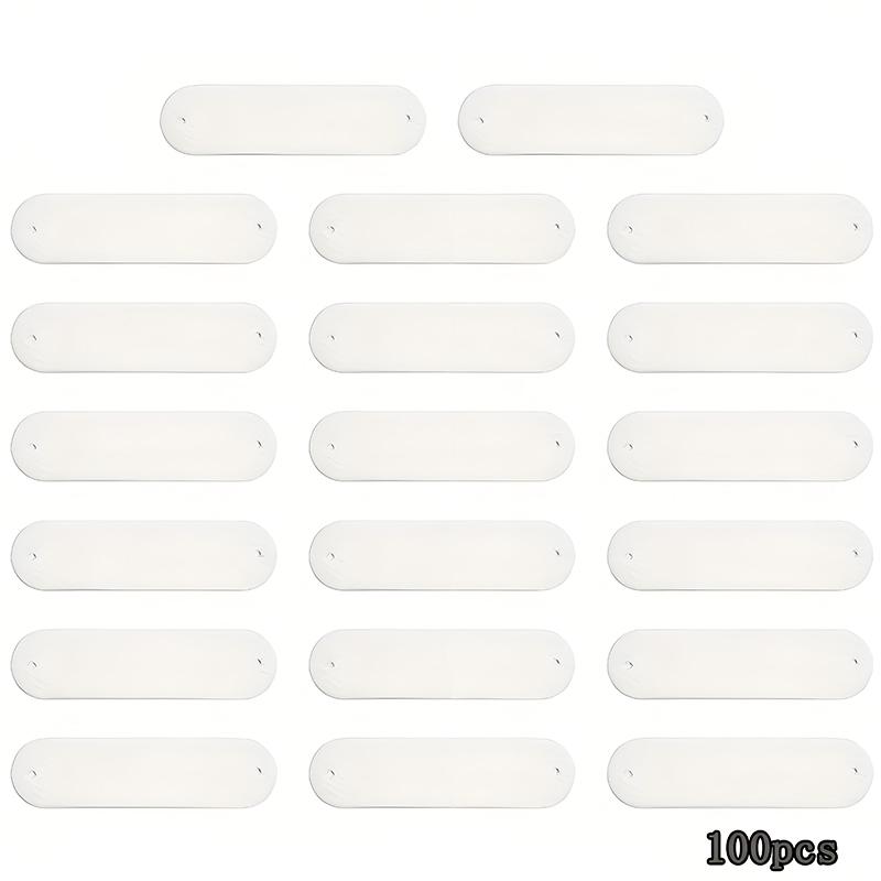 

100 шт./уп. Сделай сам Тканые изделия Подарочная упаковка Классификационные бирки Бирки для хранения одежды Аксессуары белый