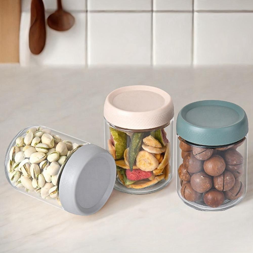 480ml 16oz Food Prep Jars with Lids Food Containers New Yogurt Bowl  for Snack Spice Sugar