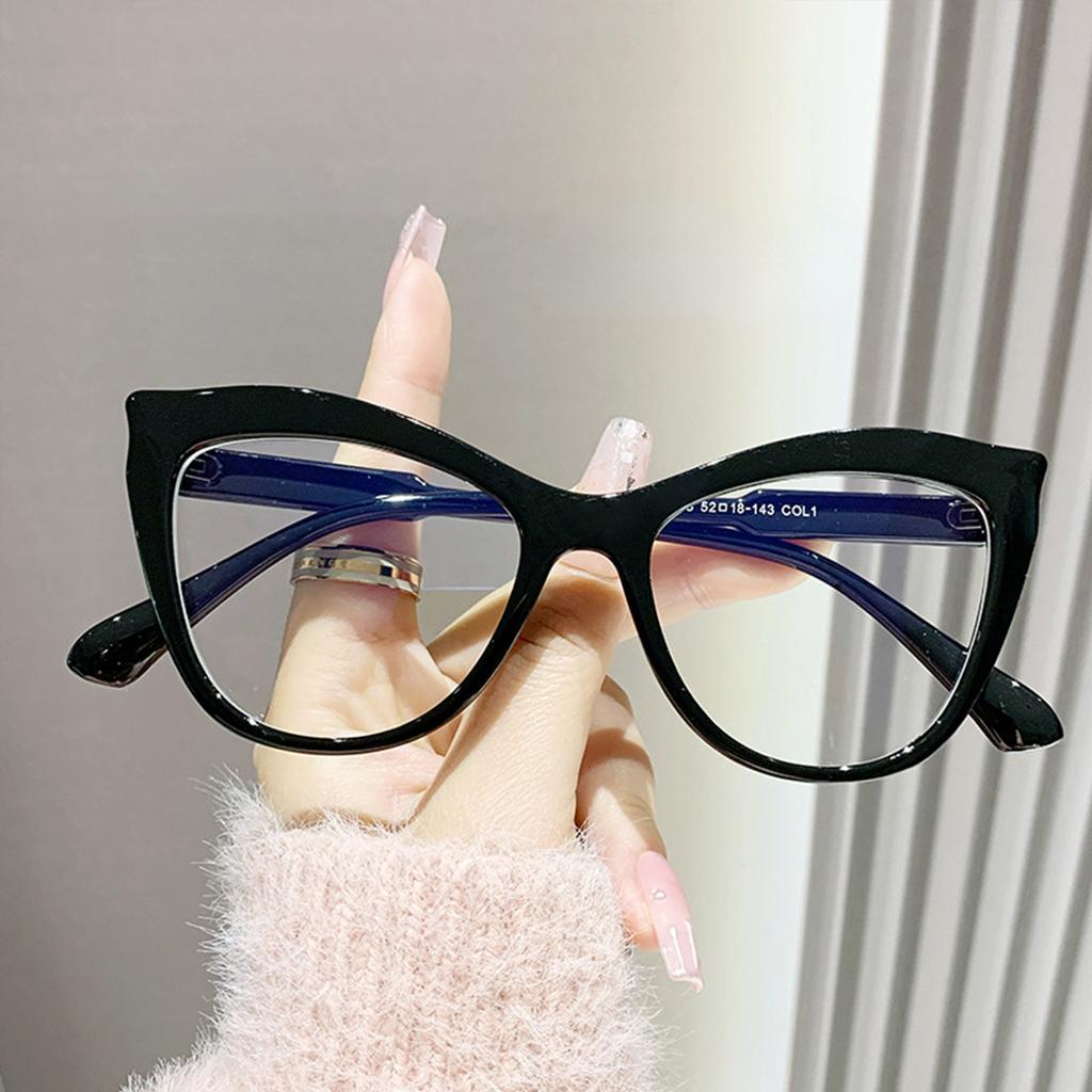 Anti Blue Light Cat Eye Optical Glasses New Fashion Regular Gradient Personalized Glasses Vintage Oversized Plain Eyewear