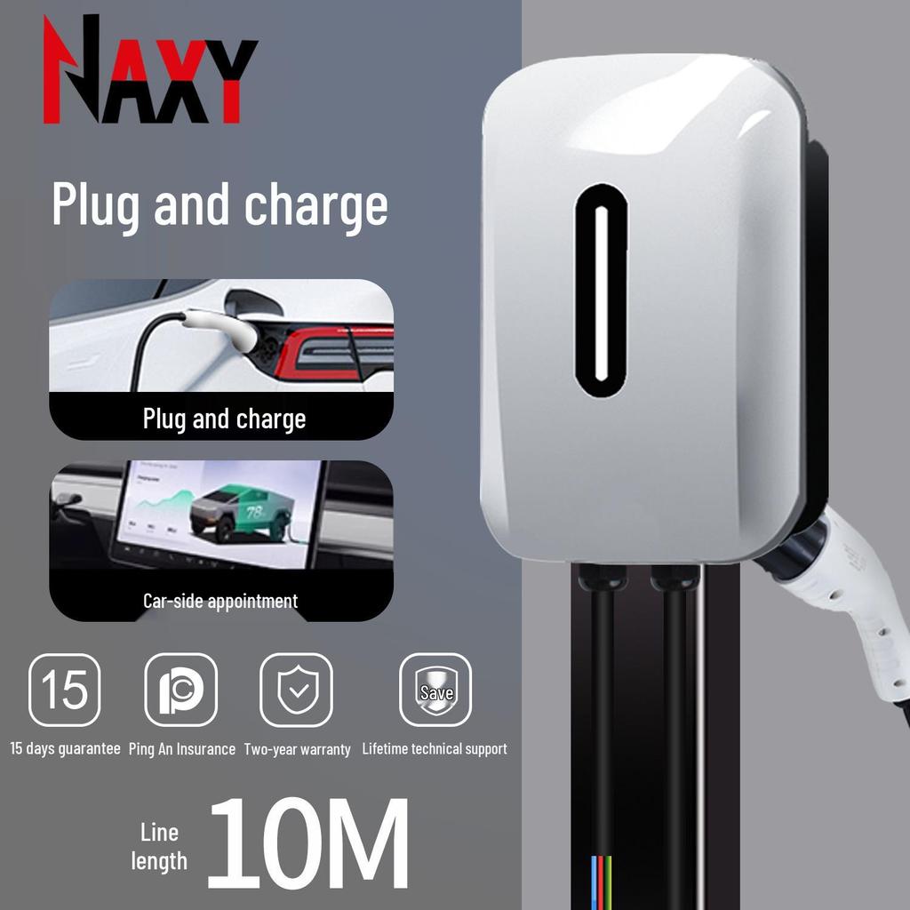 7kW AC Universal Charging Station: 32A for NIO, Xiaomi, Xpeng, BYD, and Tesla