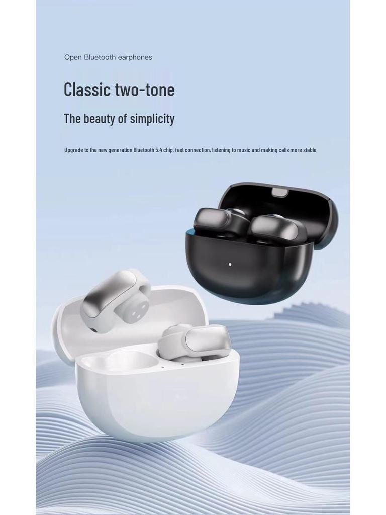 CBC Bluetooth Earphones: Clip-on, Bone Conduction, Noise-Cancelling, Long Battery, Comfortable & Wireless
