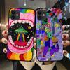 Aesthetics Cartoon Alien Space Soft Silicone Phone Case Cover Shell For Iphone 12 11Pro Max 6 6s 7 8 Plus X XR XS MAX Case Coque