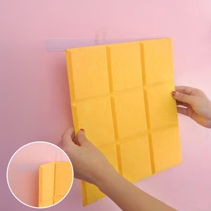 1-4 Pezzi Adesivi Murali in Feltro Bacheca per Esposizione Lavori Scolastici Parete Foto Ufficio Decorazione Parete Soggiorno Casa Sfondo TV