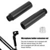 Microphone Stand Extensions, 2-Piece Microphone Stand Extension Tube with Metal Microphone Stand Adapter for Desk and Arm Stands, 5/8" Female To 5/8