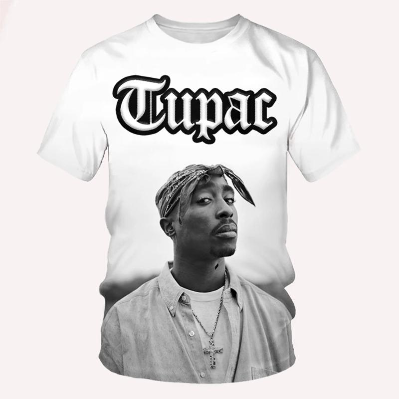 Sommer-Modetrend Hip-Hop Cool 3D-bedrucktes personalisiertes T-Shirt für Herren, lässig und bequem, kurzärmliges T-Shirt