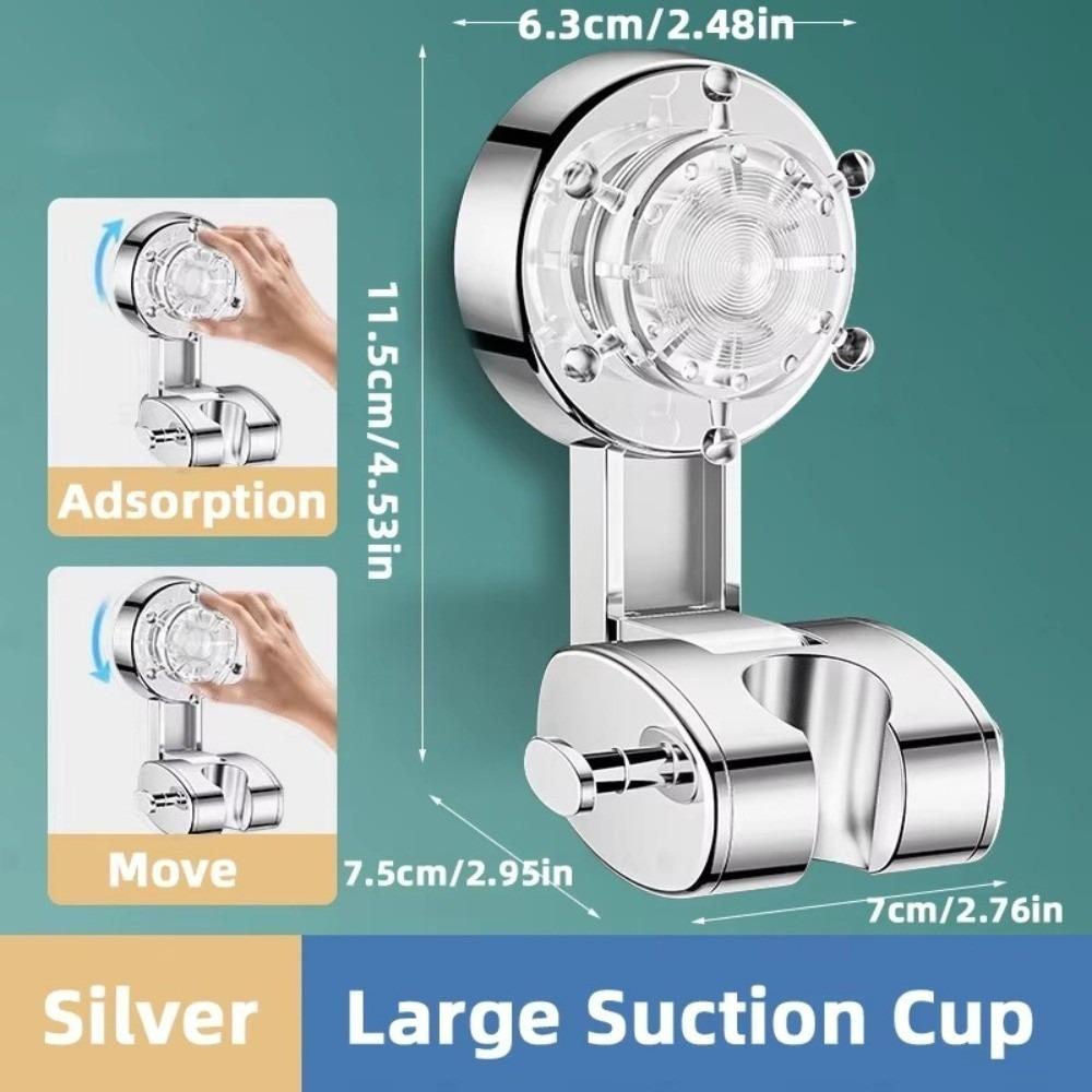 Removable Wall Mount Bracket 360° Adjustable Showerhead Holder Home Organization