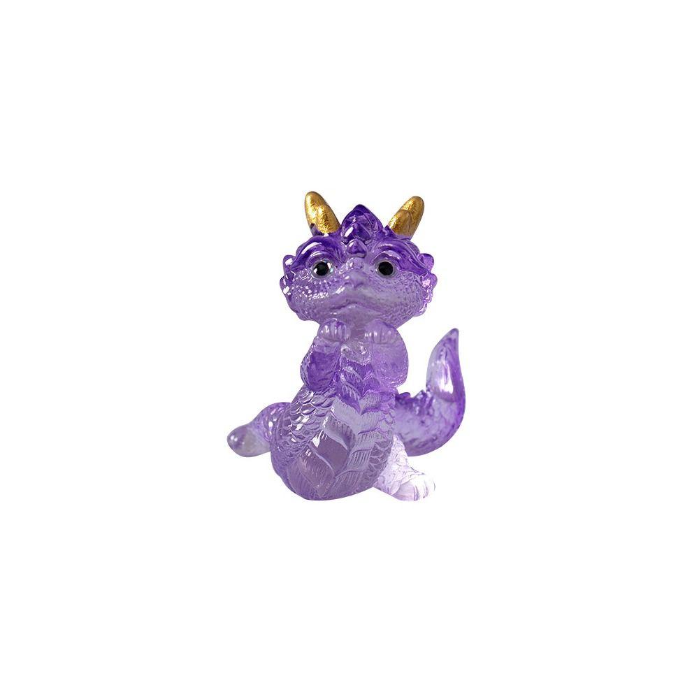Small Transparent Resin Dragon Ornaments Chinese Zodiac Auspicious Dragons Dragon Figurine  Home