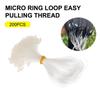 200Pcs Micro Rings Hair Extension Loop Tools Durable Non-Slip Safe for Salon Home DIY Hair Styling Daily Use