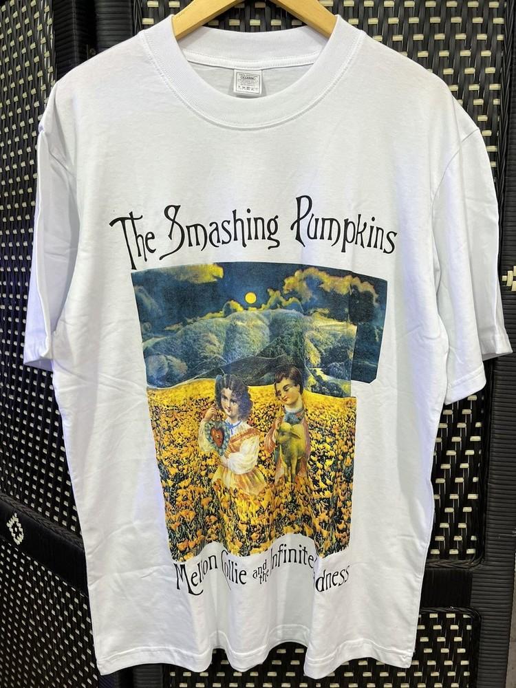 

The Smashing Pumpkins rock band 90s Remake design White T shirt vtg NH10959 Unisex T-Shirt XL
