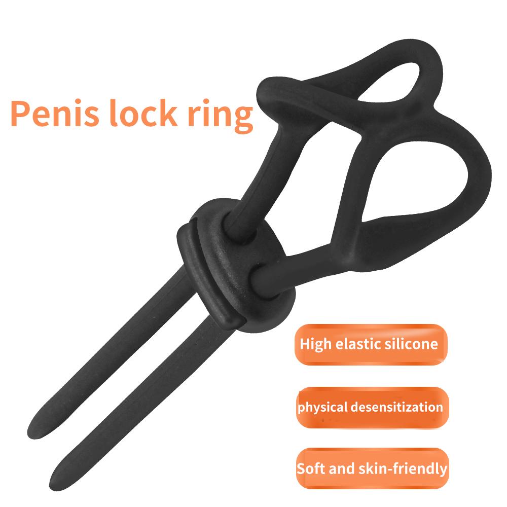 NYHET Justerbar Penisring Tau Silikon Cock Ringer Sexleketøy for voksne Menn Mann Varig Cockring Sex Shop Forsinkelse Ejakulasjon