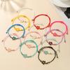 Popular Braided Rope Hand Rope Set Jewelry Small Fresh Daisy Light Luxury Versatile Flower Jewelry