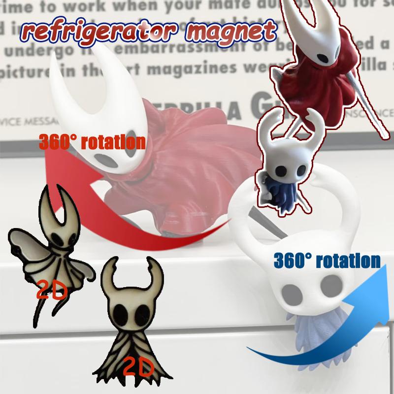 Game Hollow Knight: Silksong Hornet Cosplay Doll Resin Figure Model Desktop Ornament Accessories Refrigerator Magnet Prop
