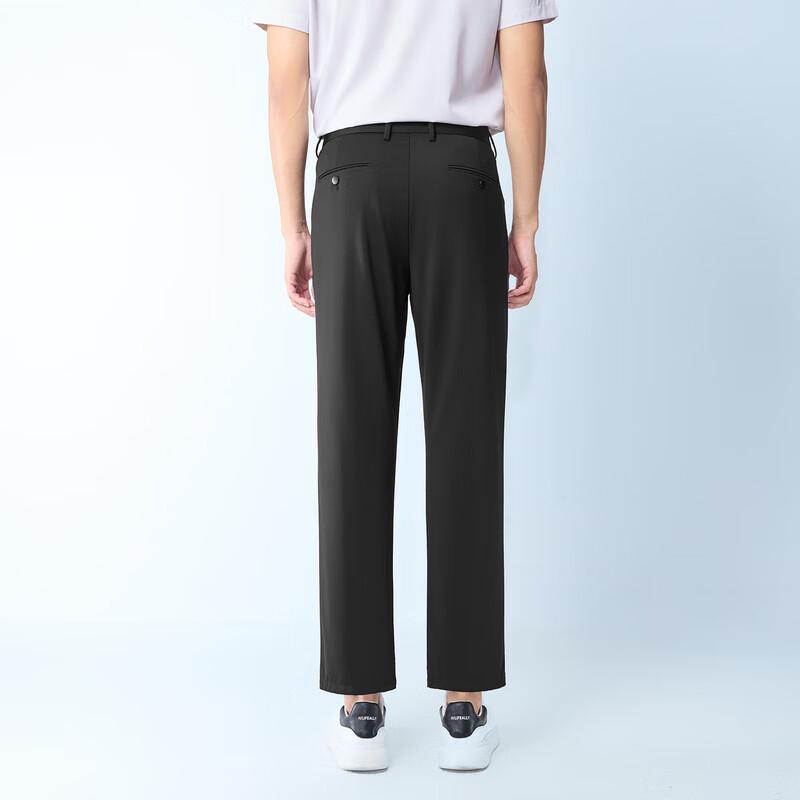 HLA Men's Summer Light Business Straight Fit Casual Pants