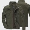 Chaqueta informal estilo militar para hombre: traje de vuelo de talla grande para deportes al aire libre y trabajo.