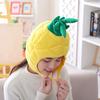 Funny Pineapple Fruit Plush Hat Christmas Cosplay Party Costume Cap Photo Prop