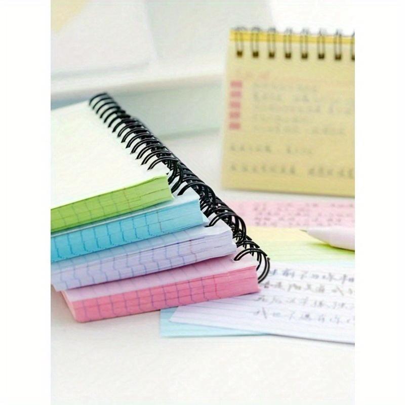1 st Enkel Spiralanteckningsbok med Linjerade Sidor i Olika Färger, Rivbar Bindning, Slumpmässig Färg, Kontorsmaterial Journal Dagbok Anteckningsbok Tillbaka till Skolan