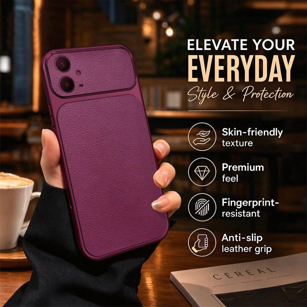Electroplated Bumper Leather Case for Vivo Y75 5G Y55 Y30 Full Big Window Camera Protector Cover