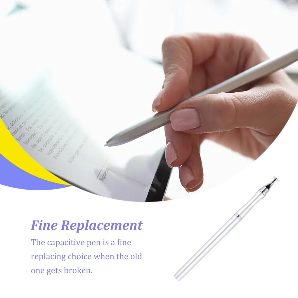 Capacitive Pen Dual End Replacement Solid Color Ergonomic Portable Electronics Screen Pens Tool Accessories