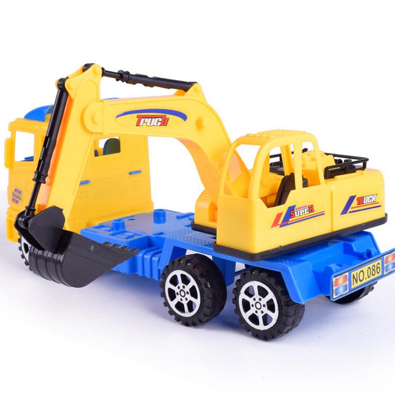 Forklift Model Inertial Excavator Engineering Vehicle Children's Toys Gift