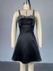 European and American Women's 2026 Summer Strapless Sequin Patchwork Mini Dress - Elegant and Stylish