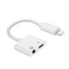 2 in 1 Jack Headphone Adapter Dual-Port 3.5mm Charge Cable for iPhone X/8/7