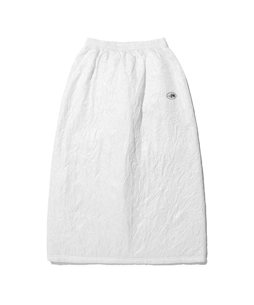 Nice Ghost Club Padded Wrinkle Skirt_White(Ng2Cfupa92A)