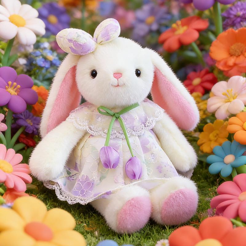 

New Cute Gauze Skirt Rabbit Doll Plush Toy – Children s Sleep Companion & Gift for Girlfriend 36cm 0.13kg