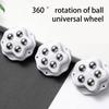 4Pcs Appliance Rollers Self Adhesive Casters Wheel Sticky Swivels Pulley Universals Wheel Small Appliance Slider