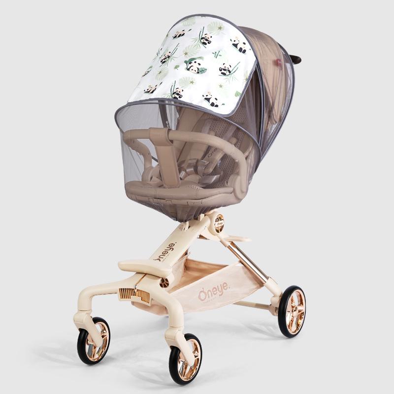 Wan Ya Universal Lightweight Full-Coverage Stroller Mosquito Net: Foldable Accessory for Baby Strollers.