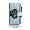Cool Pug Pattern Long Wallet Multipurpose Card Holder Casual Fashion Purse