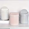 1PC Mini Trash Can with Lid Office and Home Storage Box Household Storage Cleaning Supplies Desktop Trash Can with Lid