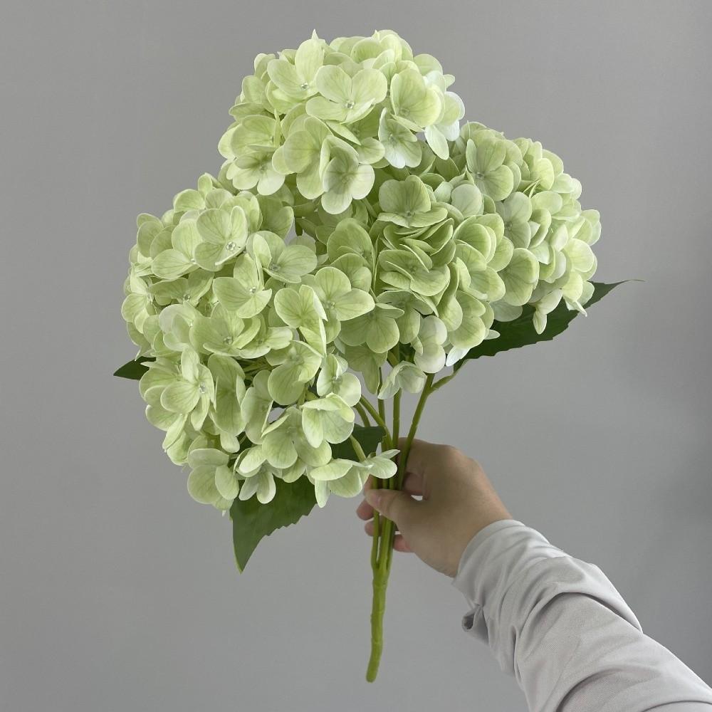 Big Head Artificial Hydrangea Flower Realistic Faux Flowers  Home Decoration