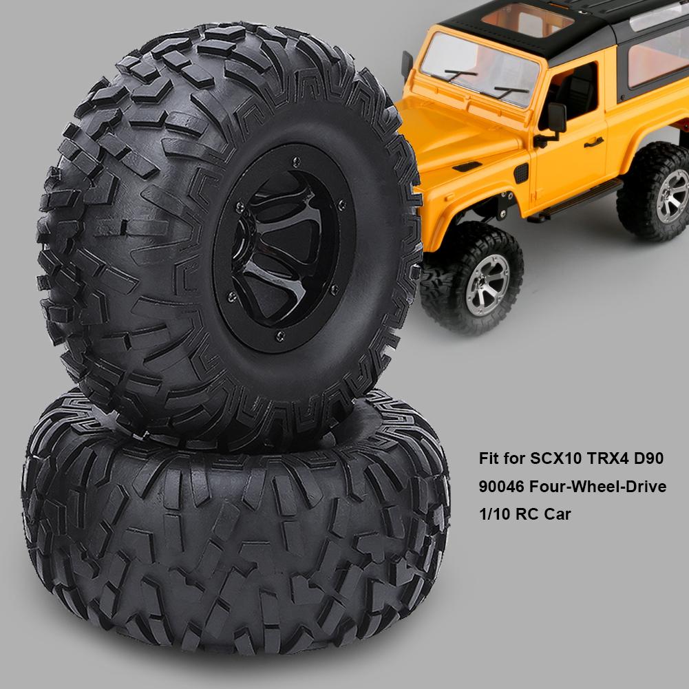 Uniwersalne 2,2-calowe nadmuchiwane opony ulepszone części zamienne do modelu samochodu RC 1 10 czarne