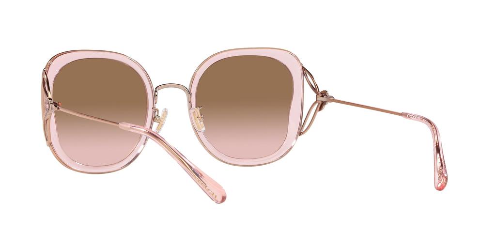 Coach HC7153B CK483 Sonnenbrille TRANSPARENT PINK 54 Damen