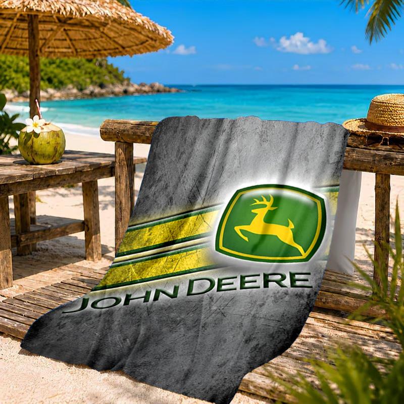 John Deere Design Beach Towel, Quick-drying, Easy to Care for, Suitable for Both Fitness and Beach Vacations,Sports Essential