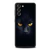 Black Cat Phone Case For Samsung Galaxy S25 S24 S23 S22 Ultra S20 S21 FE 5G S10 S9 Plus S10E Soft TPU Cover