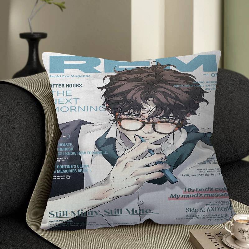 Cartoon N-Nerd P-Project Bl Anime Personalized Pillow Dust Cover Bedroom Kids Party Decoration Pillowcase Birthday Children Gift