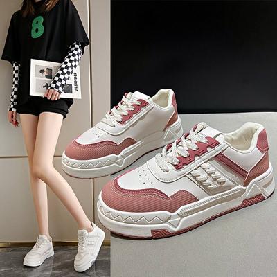 Spring New Platform White Shoes Korean Style Women's Casual Shoes Women's Ins Fashionable Student Women's Board Shoes Wholesale
