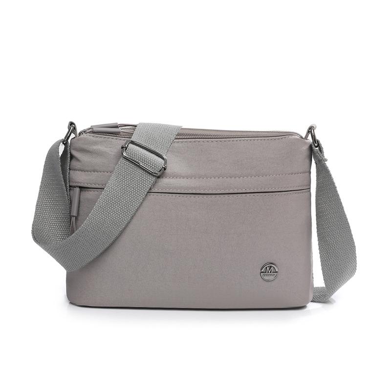 

Нейлоновая сумка кроссбоди женская дорожная на плечо сумка для мамы серый