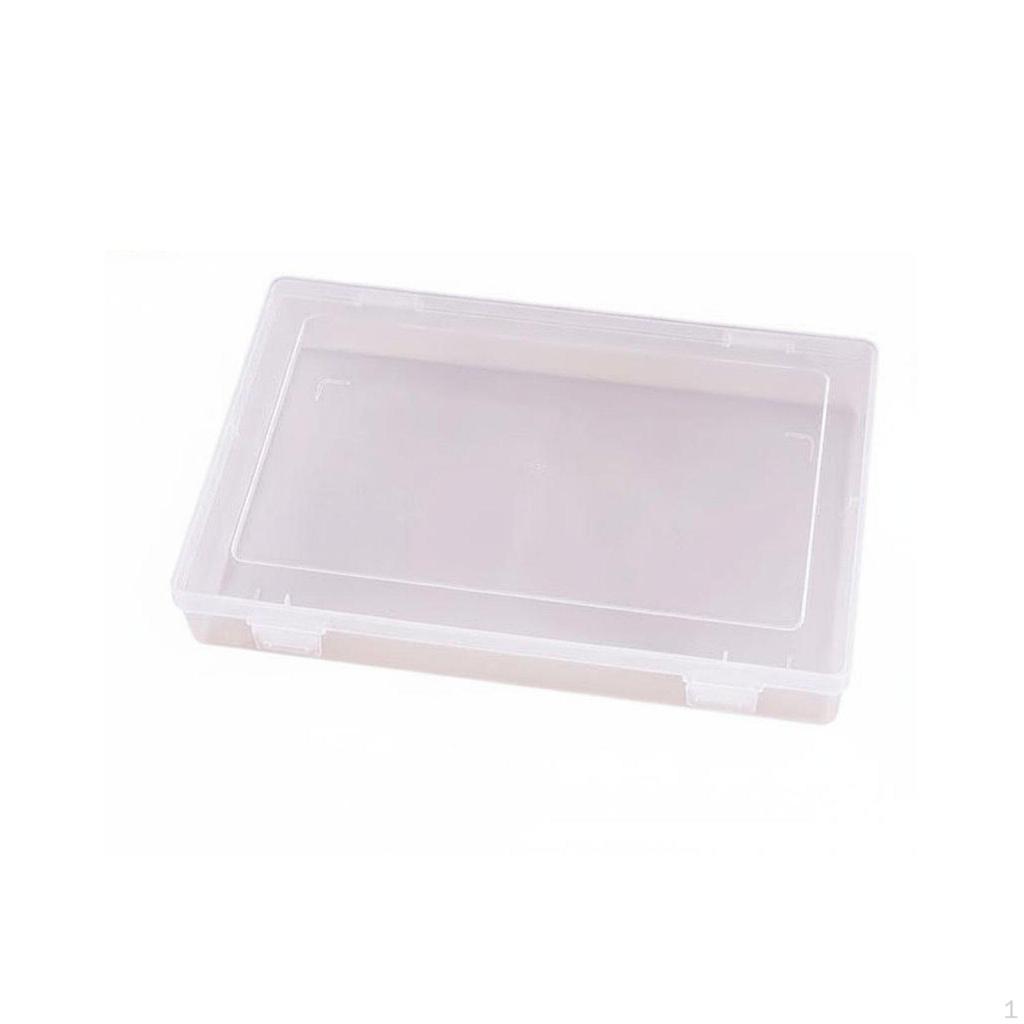 Clear Organizer Box PP Material Multipurpose for DIY Enthusiasts, Craft Room,