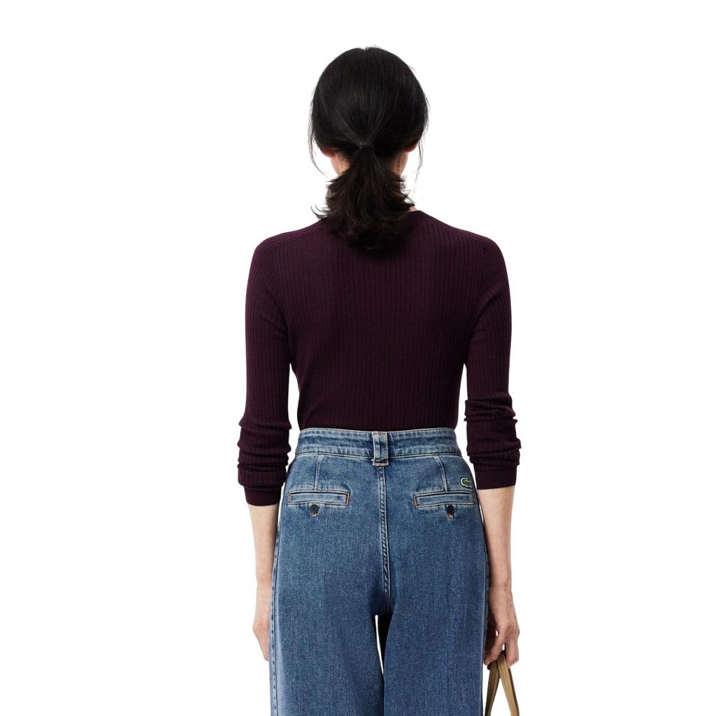 Lacoste Womens/Ladies Merino Wool 3D Cardigan